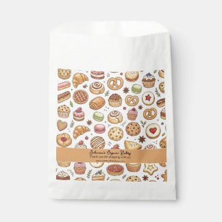 Bakery Cookies Pie Dessert Business Thank You Favor Bag