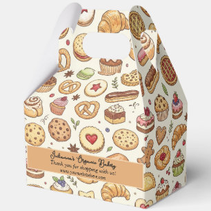 Bakery Cookies Pie Dessert Business Thank You Favor Boxes