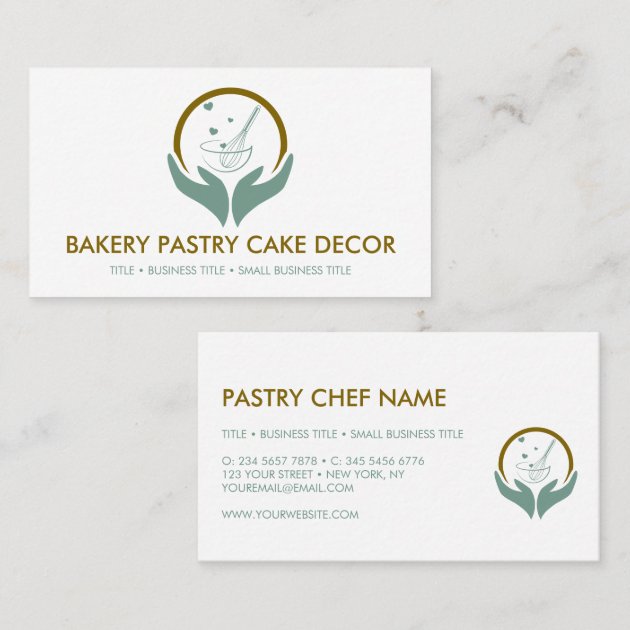 Bakery Cooking Pastry Pizzeria Business Card