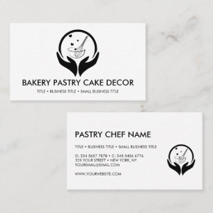 Bakery Cooking Pastry Pizzeria logo Business Card