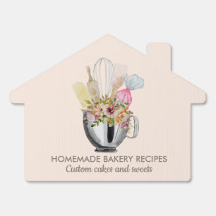 Bakery cooks cake event pastry hand tools sign