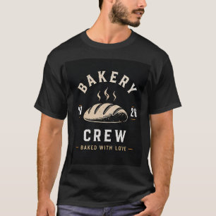 🥖 Bakery Crew Staff Uniform Logo 🥖 T-Shirt