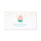 Bakery Cupcake Sweet Treats Gold Confetti
