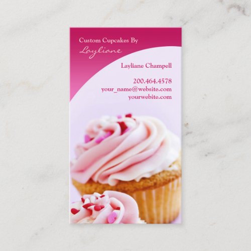 Bakery Cupcakes Business Card