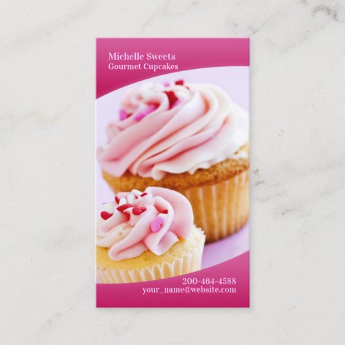Bakery Cupcakes Business Card