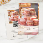 Bakery Custom Photo Social Media QR Code Flyer<br><div class="desc">Create a professional and modern flyer with two custom photos and personalized details, plus a scannable QR code on the back for easy networking, and editable social media icons. Easily adjust fonts, colors, background, and layout to perfectly match your style. Ideal for cupcakes, cakes, and sweets businesses looking to offer...</div>