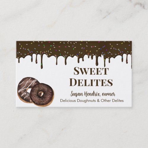 Bakery Dessert Business Cards