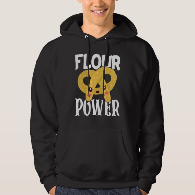 Bakery Donut Baking Flour Power Confectioner Cake  Hoodie (Front)