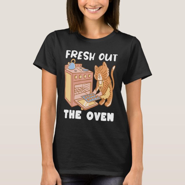 Bakery Donut Fresh from the Oven Pastry Cake Baker T-Shirt (Front)