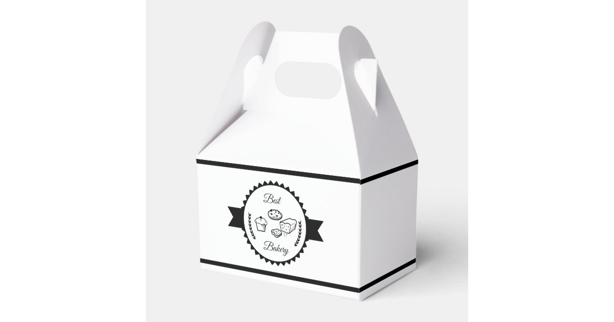 Bakery Favor Boxes | Zazzle