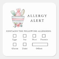 Bakery Food Safety Allergy Alert Baking utensils