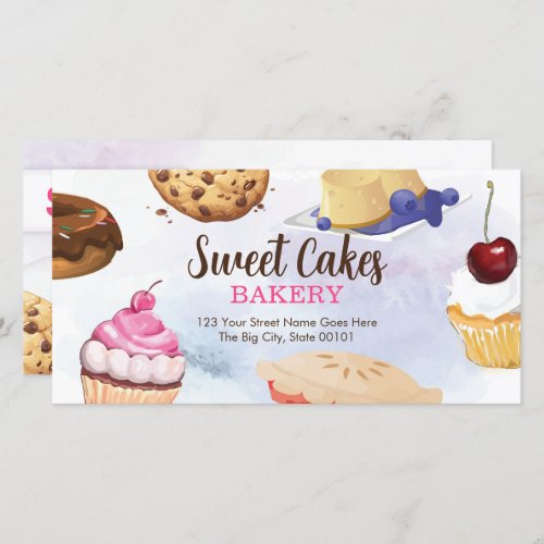 Bakery Gift Certificate Card