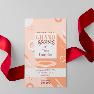 bakery grand opening invitation ⭐⭐⭐⭐⭐(8.13k)