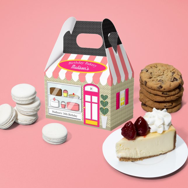 Bakery Hot Pink Celebration Favor Box (Creator Uploaded)