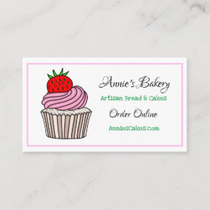 Bakery Ice Cream Cake Baking Business Card