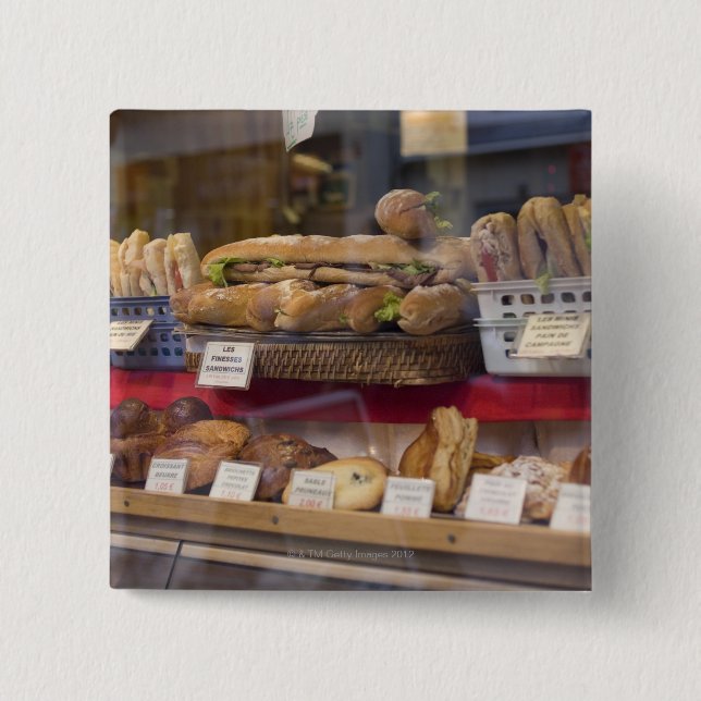 Bakery in Paris Button (Front)
