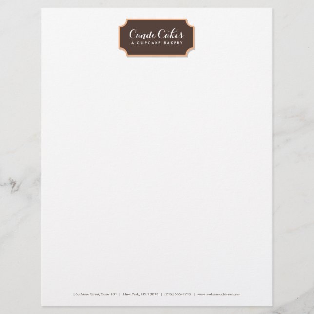 Bakery Letterhead (Front)