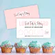 Bakery Loyalty Card Cupcake Feminine Modern Script | Zazzle
