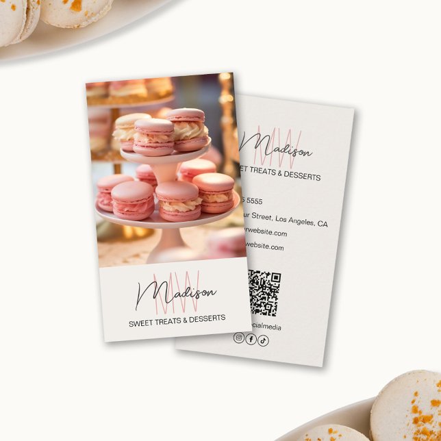 Bakery Monogram Logo Business Card (Bakery Monogram Logo Business Card )