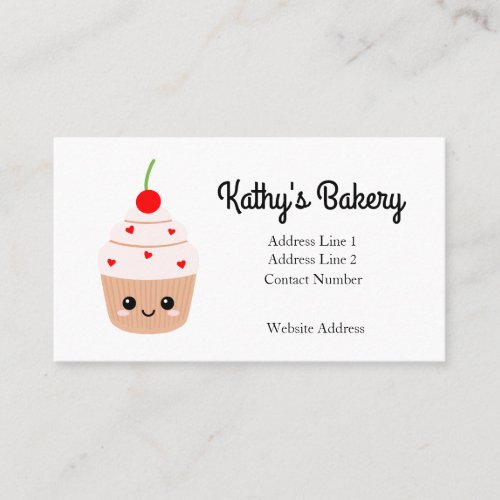 Bakery Name Card Pastry Shop Business Card