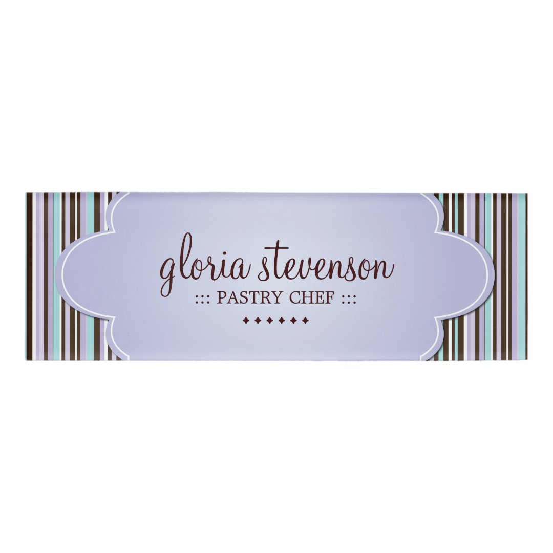 Bakery Name Tag Zazzle