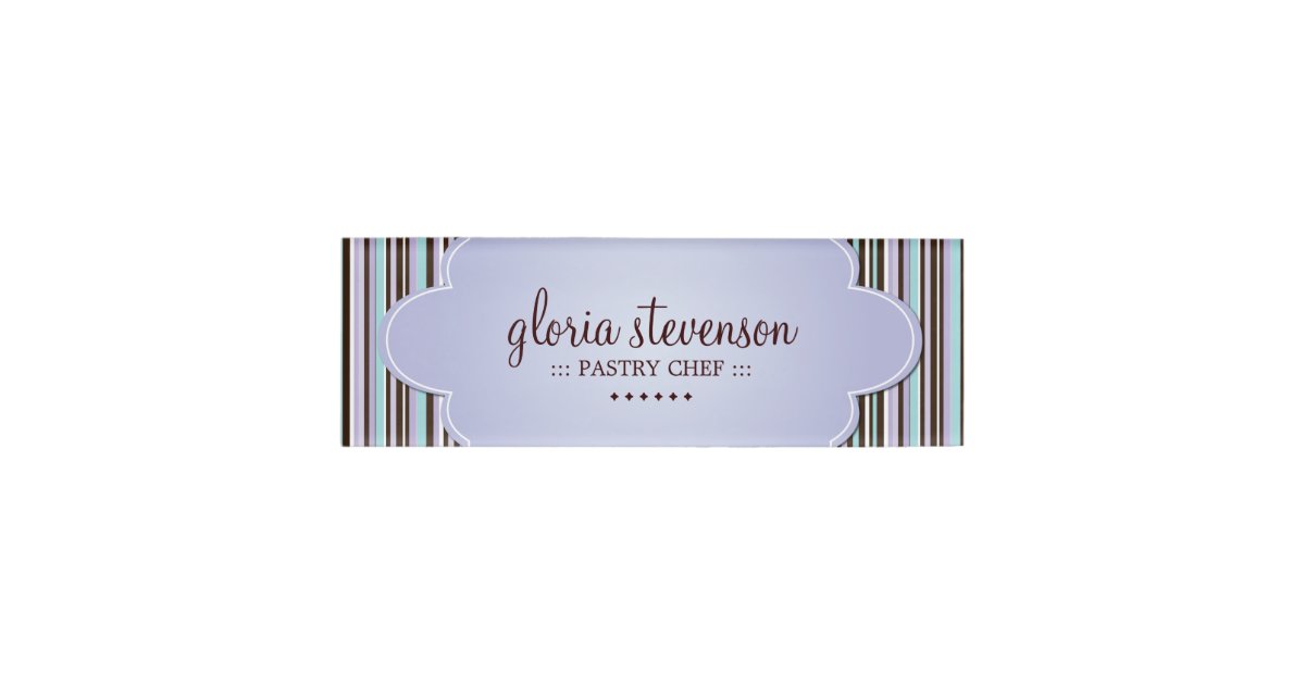 Bakery Name Tag Zazzle