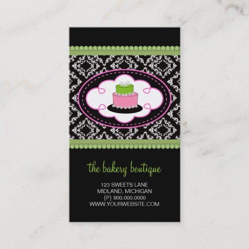 Bakery or Cake Shop Business Cards