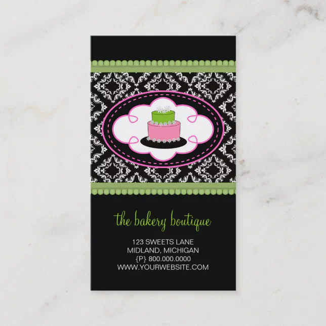 Bakery or Cake Shop Business Cards | Zazzle