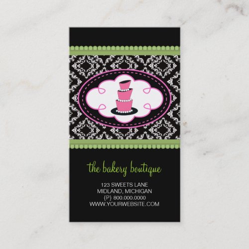 Bakery or Cake Shop Business Cards