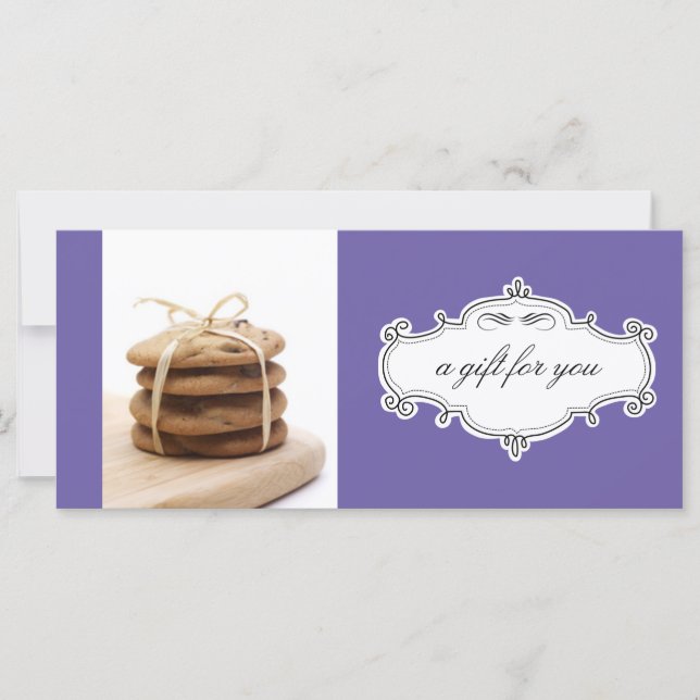 Bakery or Cookie Business Gift Certificates (Front)