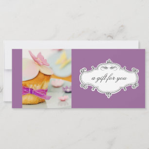 Bakery or Cupcake Business Gift Certificates