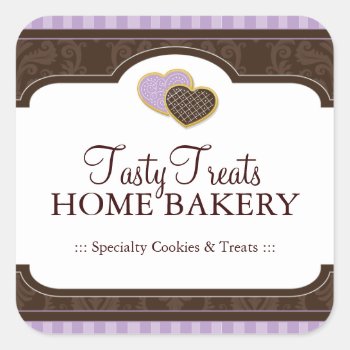 Bakery Packaging Stickers by colourfuldesigns at Zazzle
