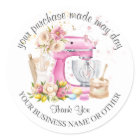 Bakery Packaging Stickers