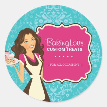 Bakery Packaging Stickers by colourfuldesigns at Zazzle