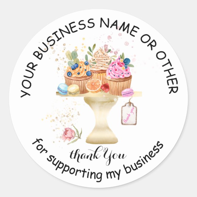  Bakery Packaging Stickers (Front)