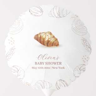 Bakery Pastry Bun In The Oven Baby Shower  Balloon