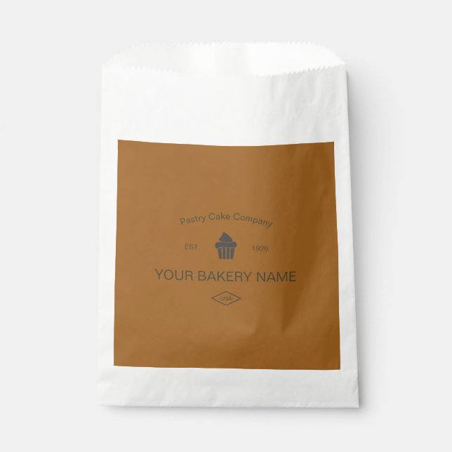 Bakery/Pastry Business Favor Bag (Front)