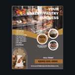 Bakery / Pastry Business Flyer<br><div class="desc">Designed for the bakery and pastry business and business owners. This fully customizable flyer is a great way to market and advertise your 
 bakery and pastry catering business.  By 1Bizchoice (rights reserved).</div>