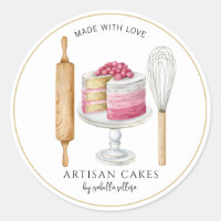 Bakery Pastry Chef Baker Cake Product Labels