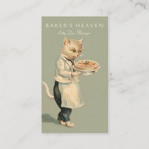 Bakery Pastry Chef Baker Restaurant Caterer Business Card