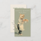 Bakery, Pastry Chef, Baker, Restaurant, Caterer Business Card (Front/Back)