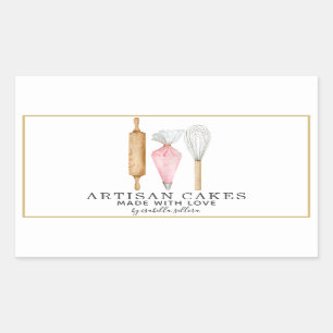 Bakery Pastry Chef Baking Utensils Product Label