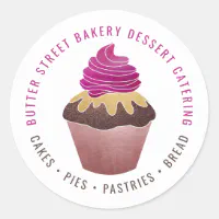 Bakery Pastry Chef Baking Tools Product Label, Zazzle