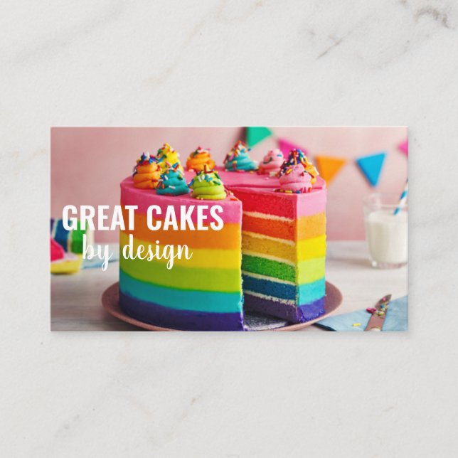   Bakery Pastry Chef Business Card (Front)