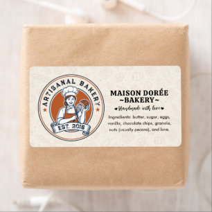 Bakery Pastry Chef Cake Baker Food Ingredient Label