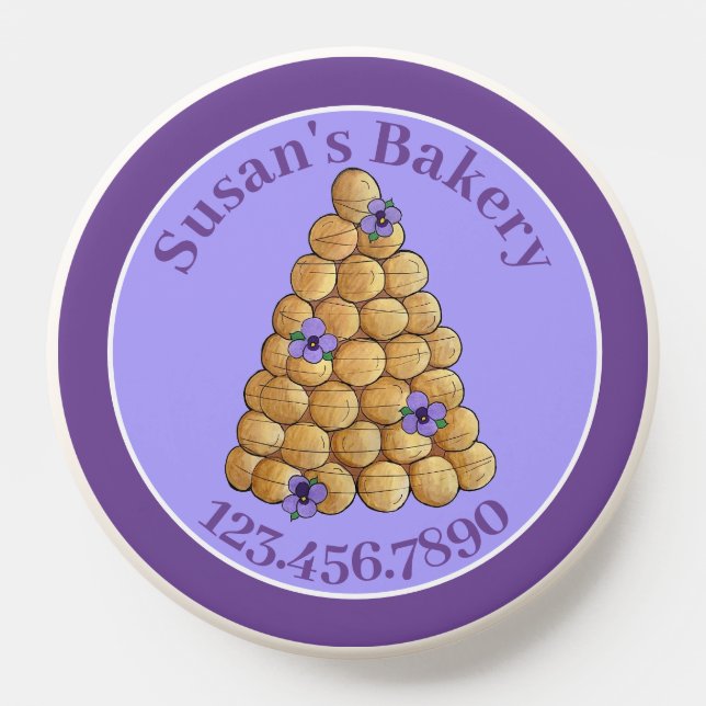Bakery Pastry Chef Croquembouche Wedding Cake Food PopSocket (Popsocket)