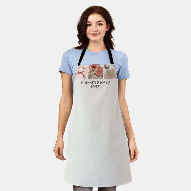 Bakery Pastry Chef Custom Photo Business  Apron (Worn)