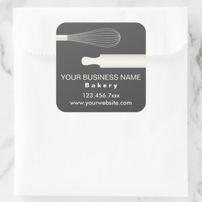 Bakery | Pastry Chef Simple Modern Product Labels