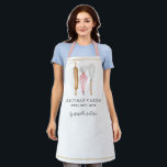 Bakery Pastry Chef Watercolor Baking Tools Apron<br><div class="desc">This whimsical cute watercolor cake bakery pastry chef apron features a baker's tools; rolling pin, piping bag and whisk. Simple tools of the trade! Your name signature in script typography and the name of your business, with the tagline: made with love. To see the full collection of this design with...</div>