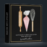 Bakery Pastry Chef Watercolor Baking Utensils 3 Ri 3 Ring Binder<br><div class="desc">This whimsical cute watercolor cake bakery pastry chef business recipe binder features a baker's tools; rolling pin, piping bag and whisk. Simple tools of the trade! Your name signature in script typography and the name of your business, with the tagline: made with love. To see the full collection of this...</div>